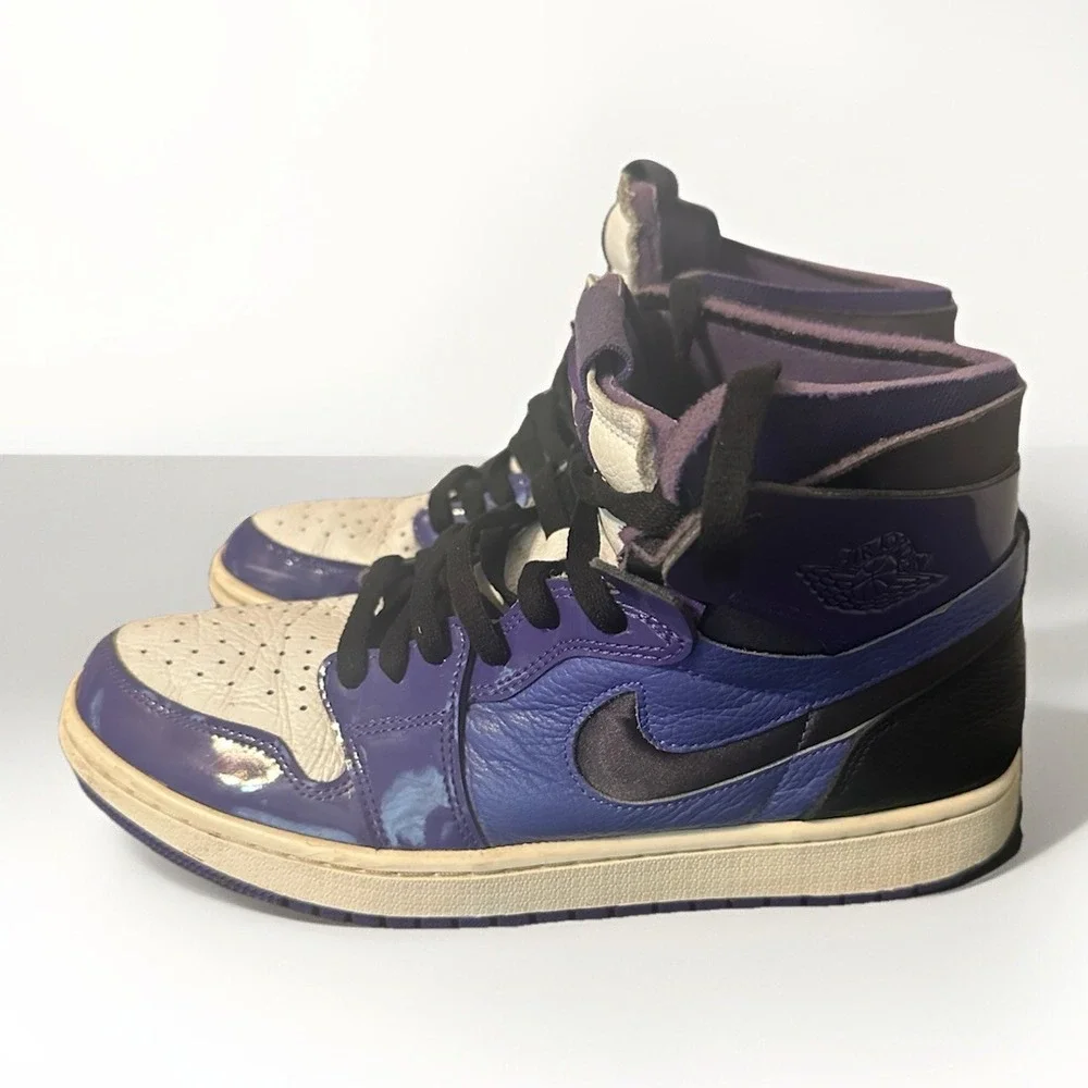 Air Jordan 1 Zoom Air Comfort Court Men's 10 Purple/Psychic Purple/White/Black